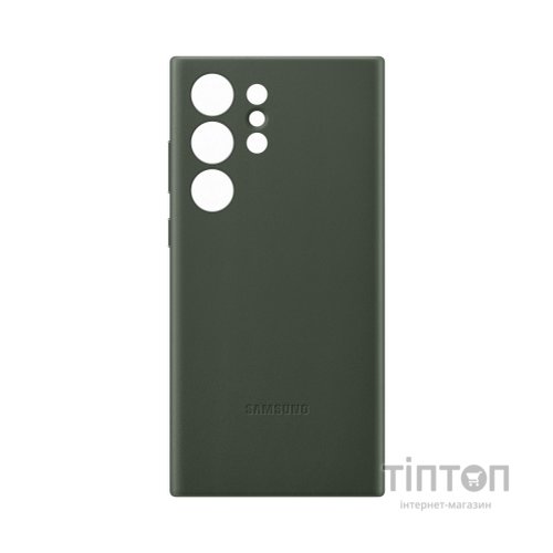 Чохол до мобільного телефона Samsung Galaxy S23 Ultra Leather Case Green (EF-VS918LGEGRU)