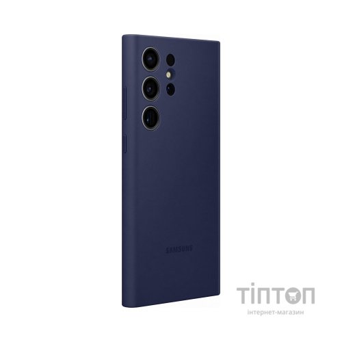 Чохол до мобільного телефона Samsung Galaxy S23 Ultra Silicone Case Navy (EF-PS918TNEGRU)