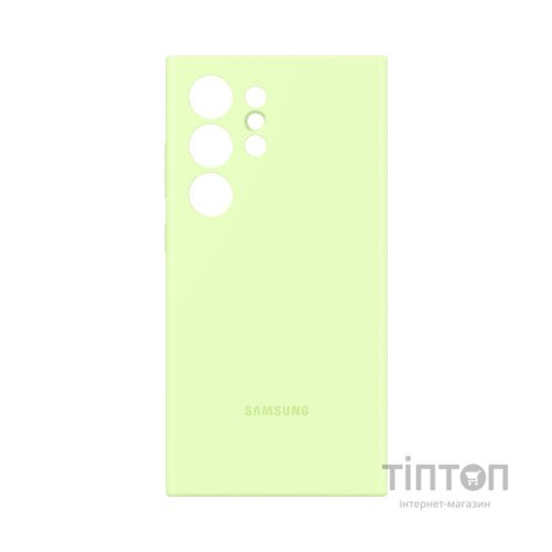 Чохол до мобільного телефона Samsung Galaxy S24 Ultra (S928) Silicone Case Lime (EF-PS928TGEGWW)