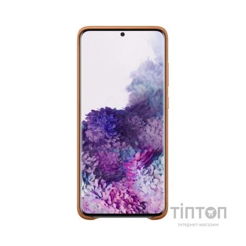 Чохол до мобільного телефона Samsung Leather Cover Galaxy S20+ (G985) Brown (EF-VG985LAEGRU)