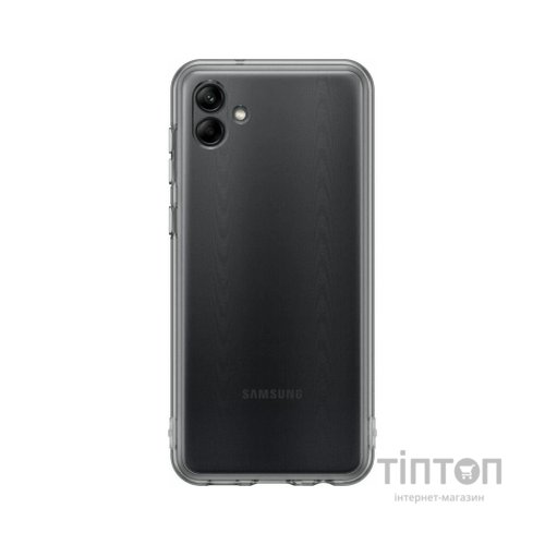 Чохол до мобільного телефона Samsung Samsung A04 Soft Clear Cover Black (EF-QA045TBEGRU)