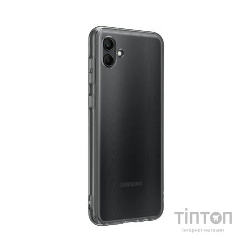 Чохол до мобільного телефона Samsung Samsung A04 Soft Clear Cover Black (EF-QA045TBEGRU)