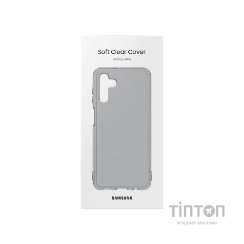 Чохол до мобільного телефона Samsung Samsung A04s Soft Clear Cover Black (EF-QA047TBEGRU)