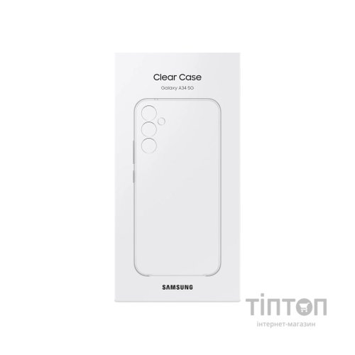 Чохол до мобільного телефона Samsung Samsung A34 Clear Case Transparency (EF-QA346CTEGRU)