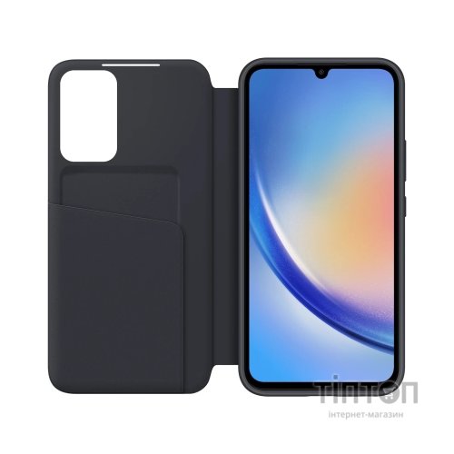 Чохол до мобільного телефона Samsung Samsung A34 Smart View Wallet Case Black (EF-ZA346CBEGRU)