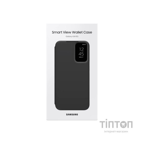Чохол до мобільного телефона Samsung Samsung A34 Smart View Wallet Case Black (EF-ZA346CBEGRU)