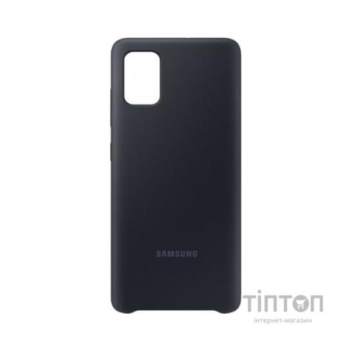 Чохол до мобільного телефона Samsung Silicone Cover для смартфону Galaxy A51 (A515F) Black (EF-PA515TBEGRU)