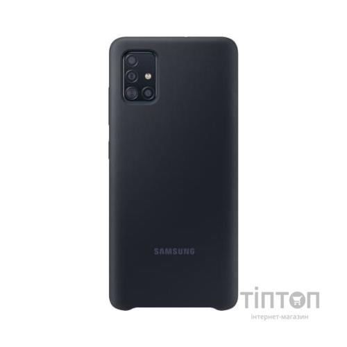 Чохол до мобільного телефона Samsung Silicone Cover для смартфону Galaxy A51 (A515F) Black (EF-PA515TBEGRU)