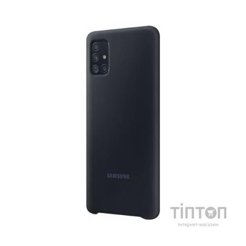 Чохол до мобільного телефона Samsung Silicone Cover для смартфону Galaxy A51 (A515F) Black (EF-PA515TBEGRU)