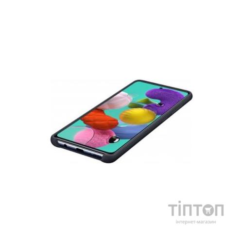 Чохол до мобільного телефона Samsung Silicone Cover для смартфону Galaxy A51 (A515F) Black (EF-PA515TBEGRU)