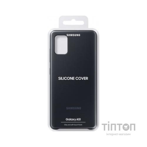 Чохол до мобільного телефона Samsung Silicone Cover для смартфону Galaxy A51 (A515F) Black (EF-PA515TBEGRU)