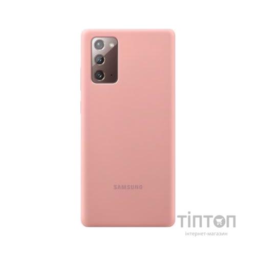 Чохол до мобільного телефона Samsung Silicone Cover Galaxy Note 20 (N980) Copper Brown (EF-PN980TAEGRU)