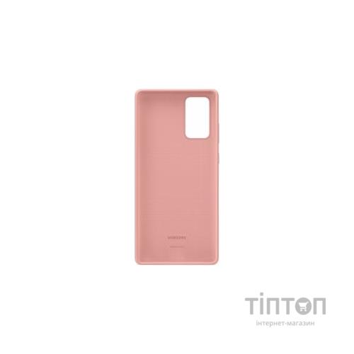 Чохол до мобільного телефона Samsung Silicone Cover Galaxy Note 20 (N980) Copper Brown (EF-PN980TAEGRU)