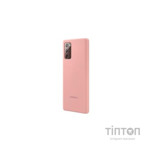 Чохол до мобільного телефона Samsung Silicone Cover Galaxy Note 20 (N980) Copper Brown (EF-PN980TAEGRU)