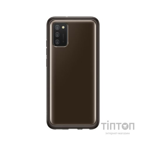 Чохол до мобільного телефона Samsung Soft Clear Cover Galaxy A02s (A025) Black (EF-QA025TBEGRU)