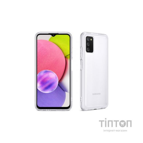 Чохол до мобільного телефона Samsung Soft Clear Cover Galaxy A03s (A037) Transparent (EF-QA037TTEGRU)