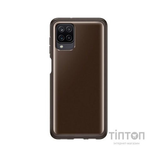 Чохол до мобільного телефона Samsung Soft Clear Cover Galaxy A12 (A125) Black (EF-QA125TBEGRU)