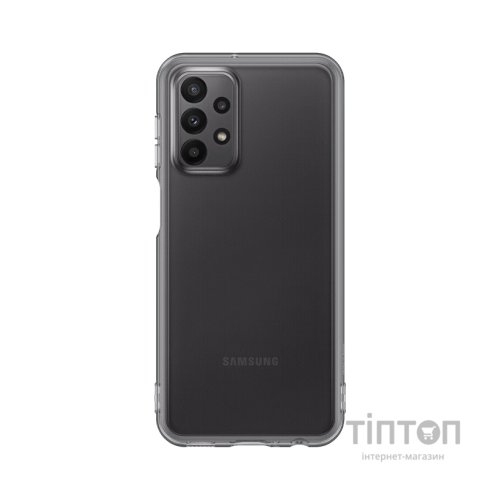 Чохол до мобільного телефона Samsung Soft Clear Cover Galaxy A23 (A235) Black (EF-QA235TBEGRU)