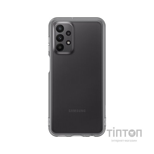 Чохол до мобільного телефона Samsung Soft Clear Cover Galaxy A23 (A235) Black (EF-QA235TBEGRU)