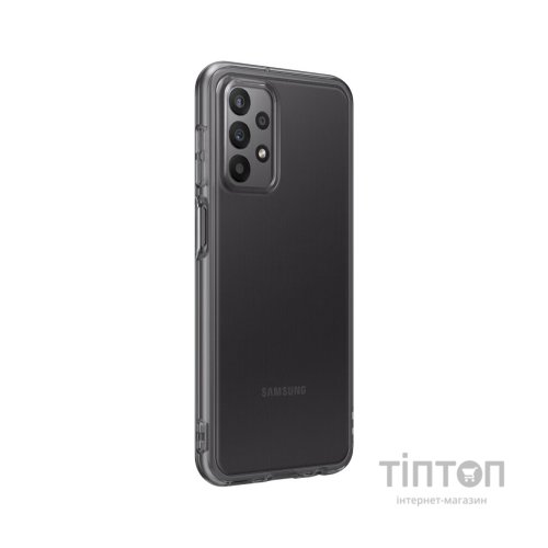 Чохол до мобільного телефона Samsung Soft Clear Cover Galaxy A23 (A235) Black (EF-QA235TBEGRU)