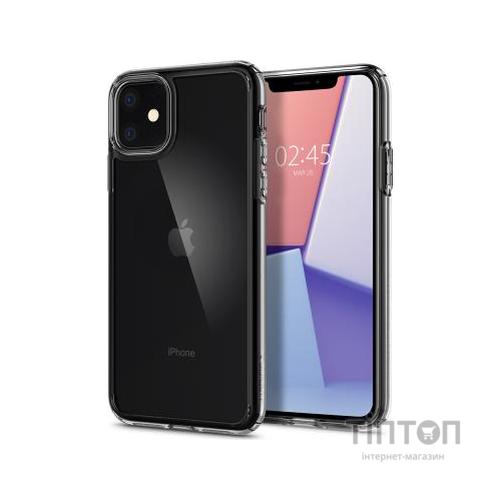 Чохол до мобільного телефона Spigen iPhone 11 Crystal Hybrid, Crystal Clear (076CS27086)