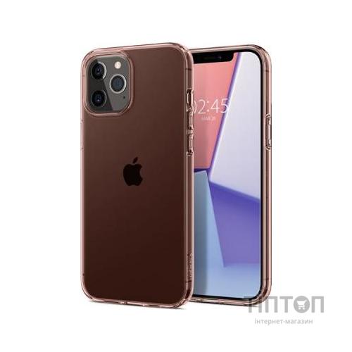 Чохол до мобільного телефона Spigen iPhone 12 / 12 Pro Crystal Flex, Rose Crystal (ACS01518)