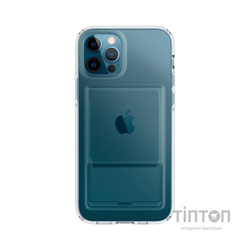 Чохол до мобільного телефона Spigen iPhone 12 /12 Pro Crystal Slot, Crystal Clear (ACS02576)