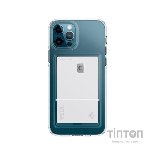 Чохол до мобільного телефона Spigen iPhone 12 /12 Pro Crystal Slot, Crystal Clear (ACS02576)