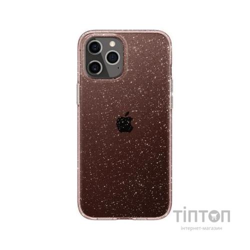 Чохол до мобільного телефона Spigen iPhone 12 / 12 Pro Liquid Crystal Glitter, Rose Quartz (ACS01699)