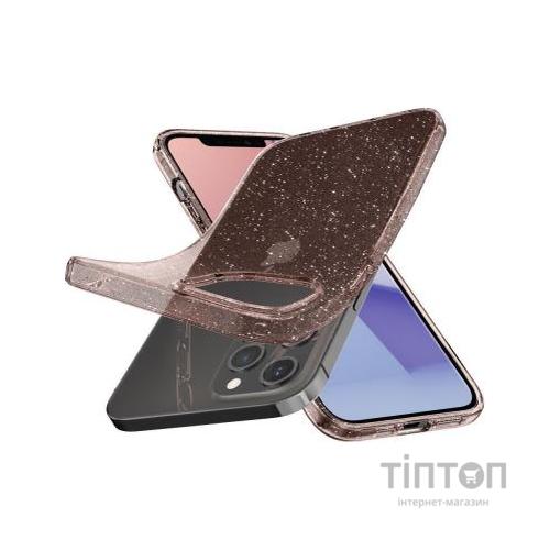 Чохол до мобільного телефона Spigen iPhone 12 / 12 Pro Liquid Crystal Glitter, Rose Quartz (ACS01699)