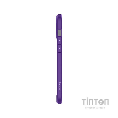 Чохол до мобільного телефона Spigen iPhone 12 Crystal Hybrid, Hydrangea Purple (ACS01478)