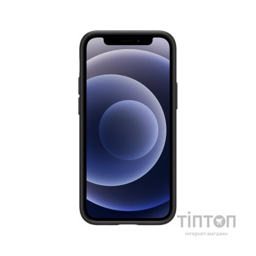 Чохол до мобільного телефона Spigen iPhone 12 mini Case Thin Fit, Black (ACS01739)