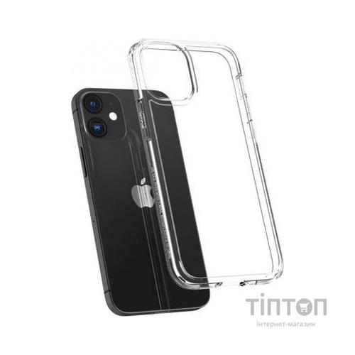 Чохол до мобільного телефона Spigen iPhone 12 mini Crystal Hybrid, Crystal Clear (ACS01542)
