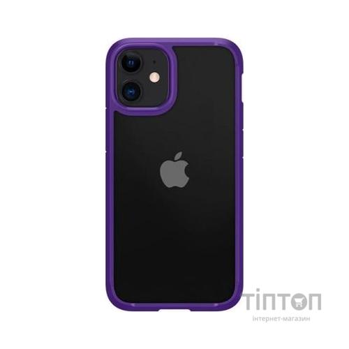 Чохол до мобільного телефона Spigen iPhone 12 mini Crystal Hybrid, Hydrangea Purple (ACS01544)