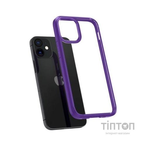 Чохол до мобільного телефона Spigen iPhone 12 mini Crystal Hybrid, Hydrangea Purple (ACS01544)