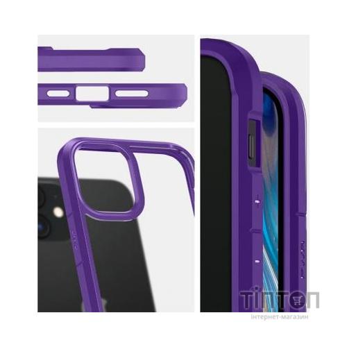 Чохол до мобільного телефона Spigen iPhone 12 mini Crystal Hybrid, Hydrangea Purple (ACS01544)