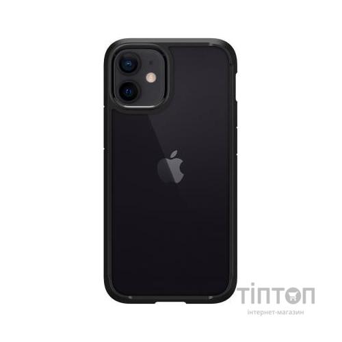 Чохол до мобільного телефона Spigen iPhone 12 mini Crystal Hybrid, Matte Black (ACS01543)