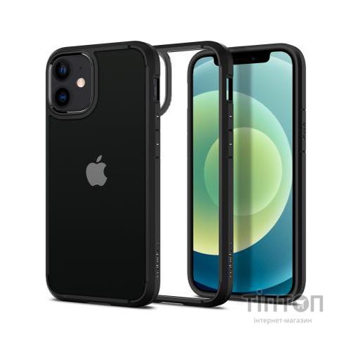 Чохол до мобільного телефона Spigen iPhone 12 mini Crystal Hybrid, Matte Black (ACS01543)