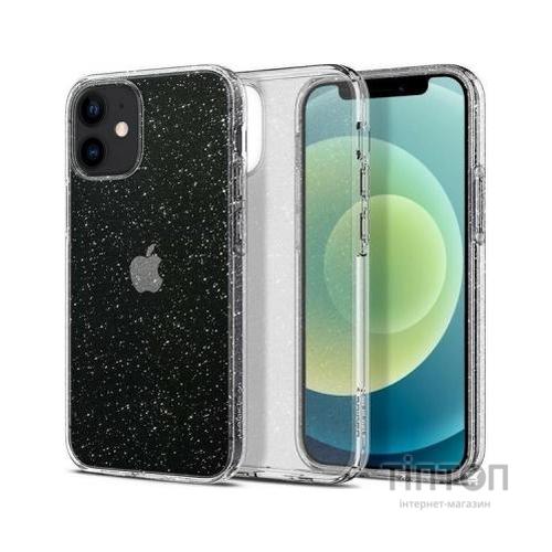 Чохол до мобільного телефона Spigen iPhone 12 mini Liquid Crystal Glitter, Crystal Quartz (ACS01741)
