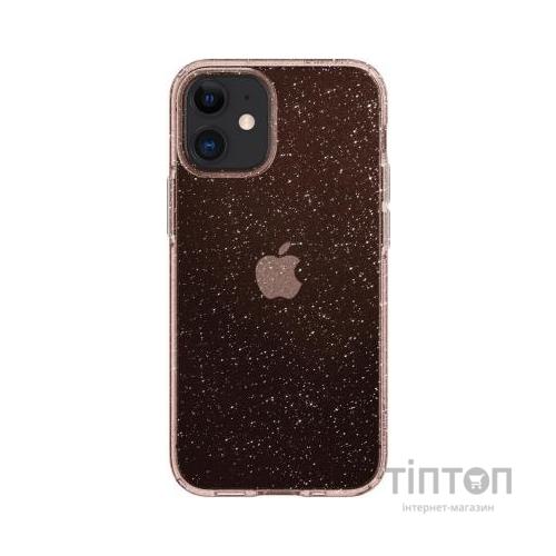 Чохол до мобільного телефона Spigen iPhone 12 mini Liquid Crystal Glitter, Rose Quartz (ACS01742)