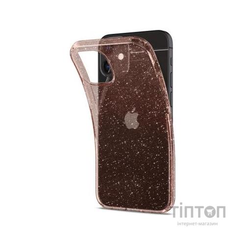 Чохол до мобільного телефона Spigen iPhone 12 mini Liquid Crystal Glitter, Rose Quartz (ACS01742)