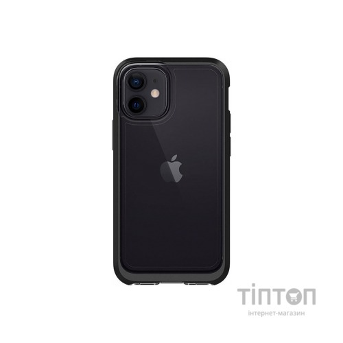 Чохол до мобільного телефона Spigen iPhone 12 mini Neo Hybrid, Crystal Black (ACS01749)