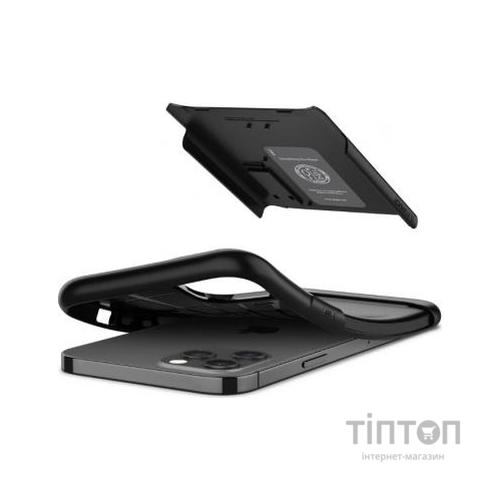 Чохол до мобільного телефона Spigen iPhone 12 Pro Max Slim Armor, Black (ACS01479)