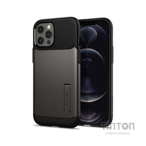 Чохол до мобільного телефона Spigen iPhone 12 Pro Max Slim Armor, Gunmetal (ACS01480)