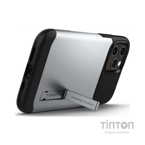 Чохол до мобільного телефона Spigen iPhone 12 Pro Max Slim Armor, Satin Silver (ACS01482)