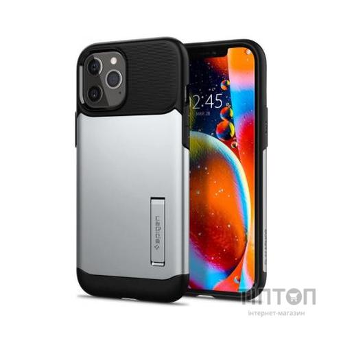 Чохол до мобільного телефона Spigen iPhone 12 Pro Max Slim Armor, Satin Silver (ACS01482)