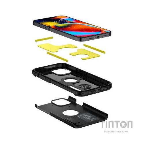 Чохол до мобільного телефона Spigen iPhone 12 Pro Max Tough, Armor Black (ACS01626)