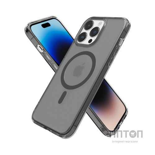 Чохол до мобільного телефона Spigen iPhone 14 Pro Ultra Hybrid MagFit Frost Black (ACS05586)