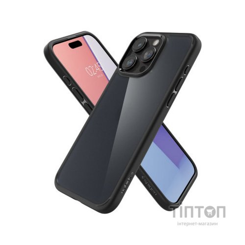 Чохол до мобільного телефона Spigen iPhone 15 Pro Max Ultra Hybrid Frost Black (ACS06568)