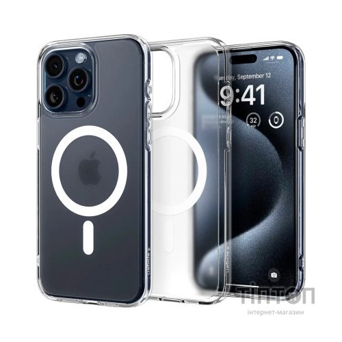 Чохол до мобільного телефона Spigen iPhone 15 Pro Ultra Hybrid MagFit Frost Clear (ACS06719)